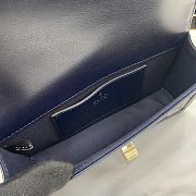 Gucci Luce Mini Shoulder Bag Blue 20x10x4cm - 2