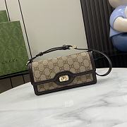 Gucci Luce Mini Shoulder Bag Brown 20x10x4cm - 1