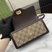 Gucci Luce Mini Shoulder Bag Brown 20x10x4cm - 4