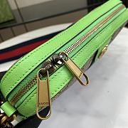 Gucci Small Ophidia GG Crossbody Bag Green 24x15x7cm - 5