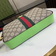 Gucci Small Ophidia GG Crossbody Bag Green 24x15x7cm - 4