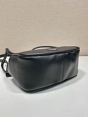 Prada Leather Handbag Black Bag 25x18x10cm - 5