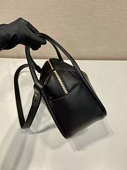 Prada Leather Handbag Black Bag 25x18x10cm - 2