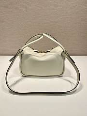 Prada Leather Handbag White Bag 25x18x10cm - 4