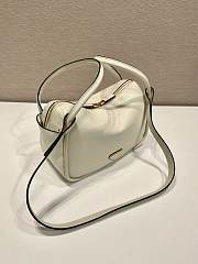 Prada Leather Handbag White Bag 25x18x10cm - 2