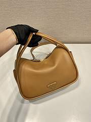 Prada Leather Handbag Caramel Bag 25x18x10cm - 5