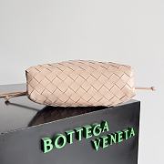 Bottega Veneta Mini Pouch Intrecciato Leather Clutch Pink 22x13x5cm - 5