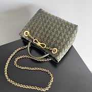 Bottega Veneta Small Andiamo Kaki 25x22x10.5cm - 4