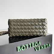 Bottega Veneta Small Andiamo Kaki 25x22x10.5cm - 2