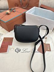 Loro Piana Black Shoulder Bag 18cm - 3