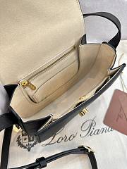 Loro Piana Black Shoulder Bag 18cm - 2