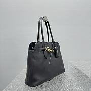 Miu Miu Aventure Nappa Leather Black Bag 40x31x13cm - 4