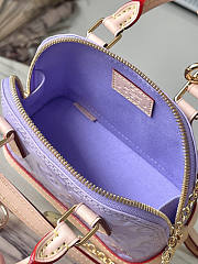 Louis Vuitton LV Nano Alma Purple Lilac 18 x 12 x 8 cm - 2