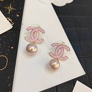 Chanel Pink Earrings - 1