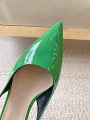 Gucci Signoria Slingback Pump Green Patent Heel 4.5cm - 2