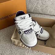 Louis Vuitton LV Trainer Maxi Sneaker White Purple - 5