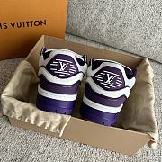 Louis Vuitton LV Trainer Maxi Sneaker White Purple - 3