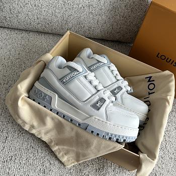 Louis Vuitton LV Trainer Maxi Sneaker White Grey