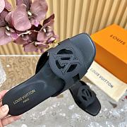 Louis Vuitton LV Isola Flat Mule Black - 4