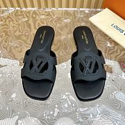 Louis Vuitton LV Isola Flat Mule Black - 3