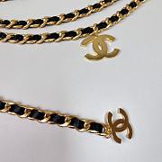 Chanel Black Belt Gold - 2