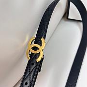 Chanel Black Gold Belt 2cm - 4