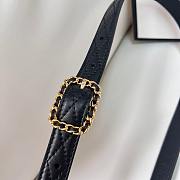 Chanel Black Belt 2cm 02 - 4