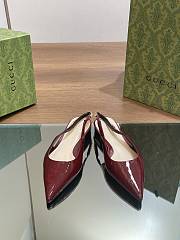 Gucci Signoria Ballet Flat Red Wine - 4