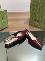 Gucci Signoria Ballet Flat Red Wine - 3