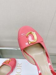 Dior C'est Slingback Pump Pink Patent Calfskin 8cm - 5