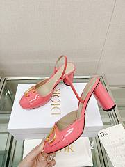 Dior C'est Slingback Pump Pink Patent Calfskin 8cm - 4