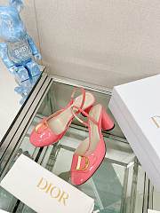 Dior C'est Slingback Pump Pink Patent Calfskin 8cm - 2