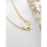 Dior Short Necklace Gold Color - 4