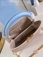 Louis Vuitton LV Capucines BB Beige Blue 26.5 x 17.5 x 9 cm - 5