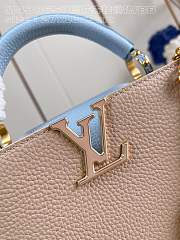 Louis Vuitton LV Capucines BB Beige Blue 26.5 x 17.5 x 9 cm - 4