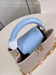 Louis Vuitton LV Capucines BB Beige Blue 26.5 x 17.5 x 9 cm - 2