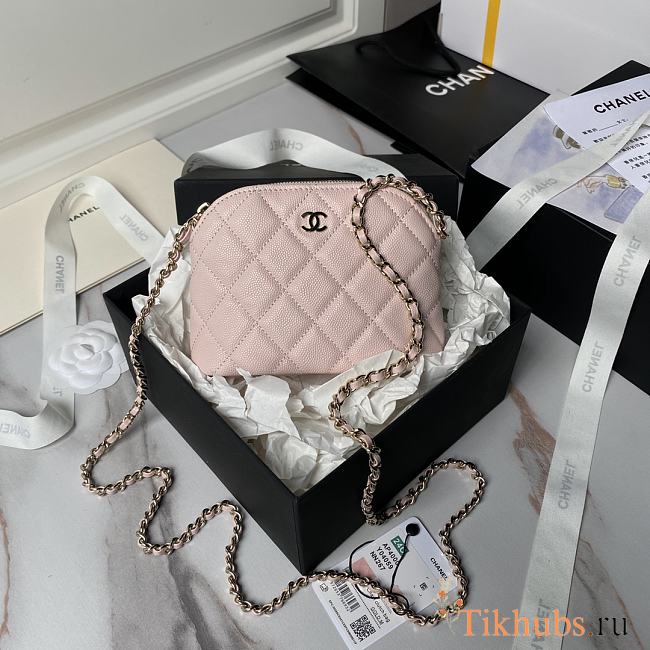 Chanel Clutch With Chain Caviar Pink 16x11x2.5cm - 1