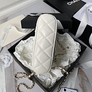 Chanel Clutch With Chain Caviar White 16x11x2.5cm - 3