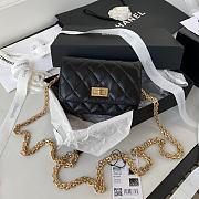 Chanel Wallet On Chain 2.55 Black 15.5x11x4.5cm - 1