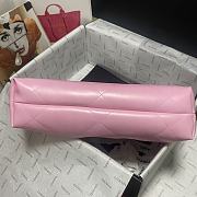 Chanel 22 Handbag White & Light Pink 35x37x7cm - 5