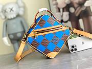 Louis Vuitton LV Chess Messenger Blue Bag 24 x 24 x 8 cm - 1