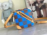 Louis Vuitton LV Chess Messenger Blue Bag 24 x 24 x 8 cm - 2