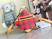 Louis Vuitton LV Chess Messenger Red Bag 24 x 24 x 8 cm - 1