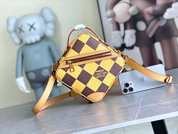 Louis Vuitton LV Chess Messenger Yellow Bag 24 x 24 x 8 cm