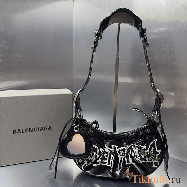 Balenciaga Le Cagole XS Shoulder Bag Black 26x16x10cm - 1