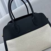 The Row Soft Margaux 15 Bag Canvas Leather 38.5x16x30cm - 5