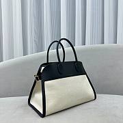 The Row Soft Margaux 15 Bag Canvas Leather 38.5x16x30cm - 2