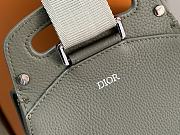 Dior Gallop Sling Bag Khaki Grained Calfskin 19 x 27.5 x 11.5 cm - 3