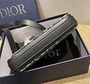 Dior Oblique Galaxy Beige Black 19x14x4cm - 5