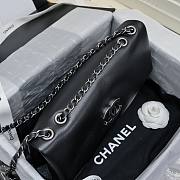 Chanel Flap Bag Black Lambskin 32x7.5x19cm - 3